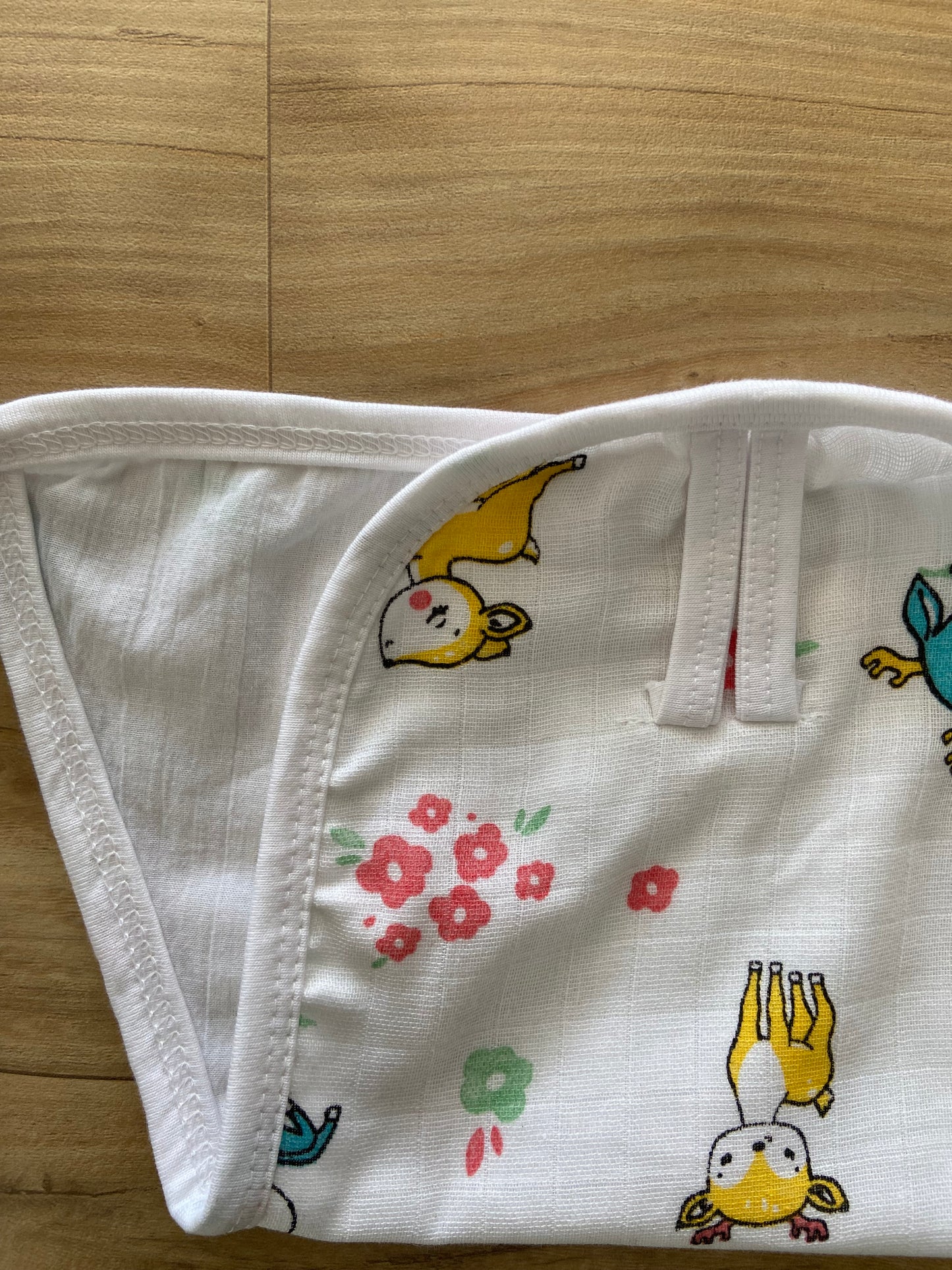 Organic Cotton Muslin 2 Layered Unisex Nappies