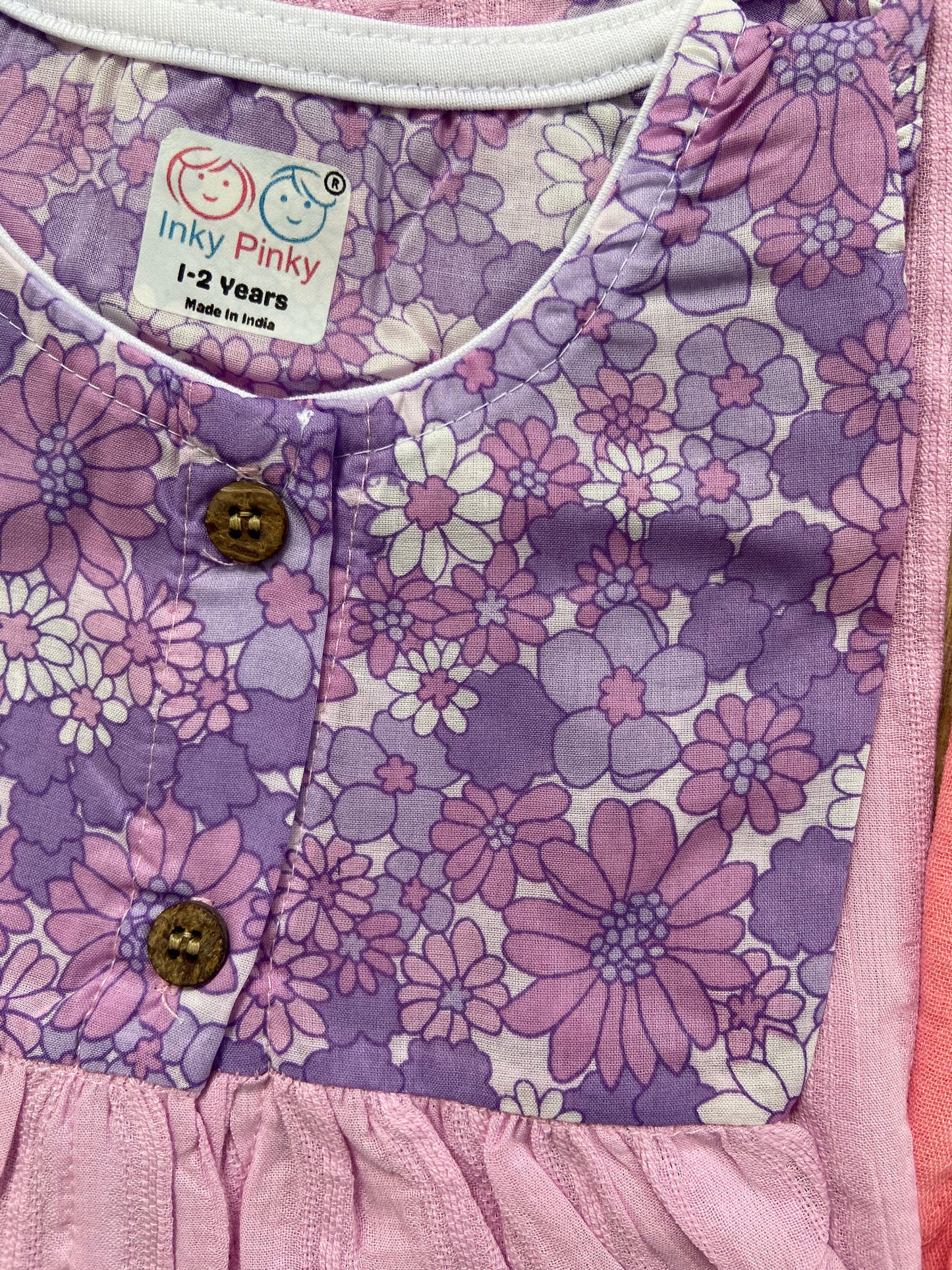 Organic Cotton Girls Woven Frocks IP41
