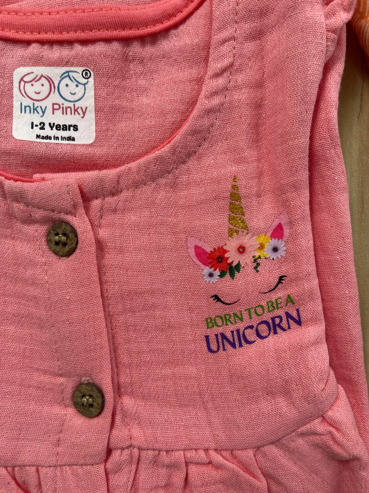Organic Cotton Girls Woven Frocks IP41