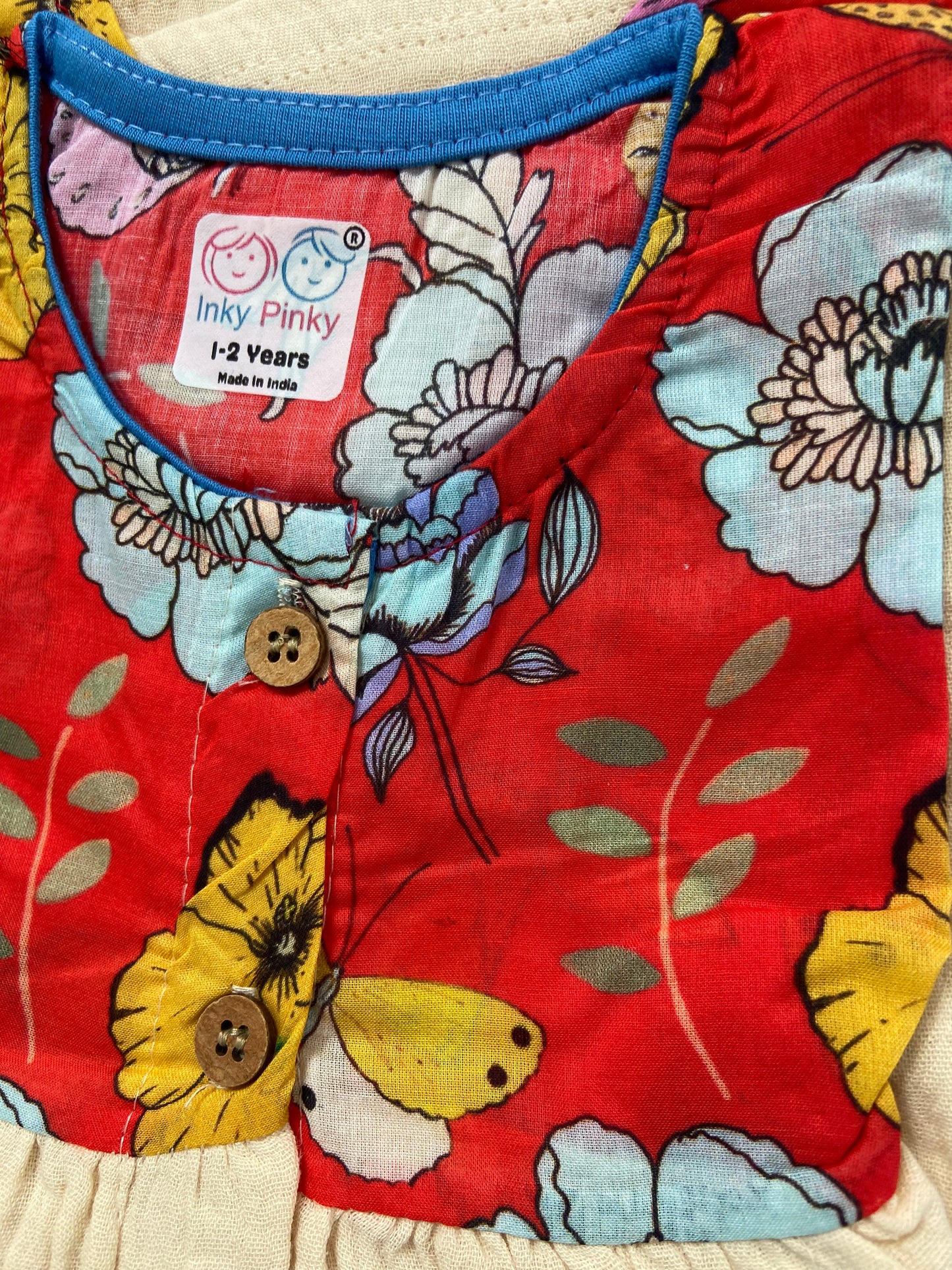 Organic Cotton Girls Woven Frocks IP41