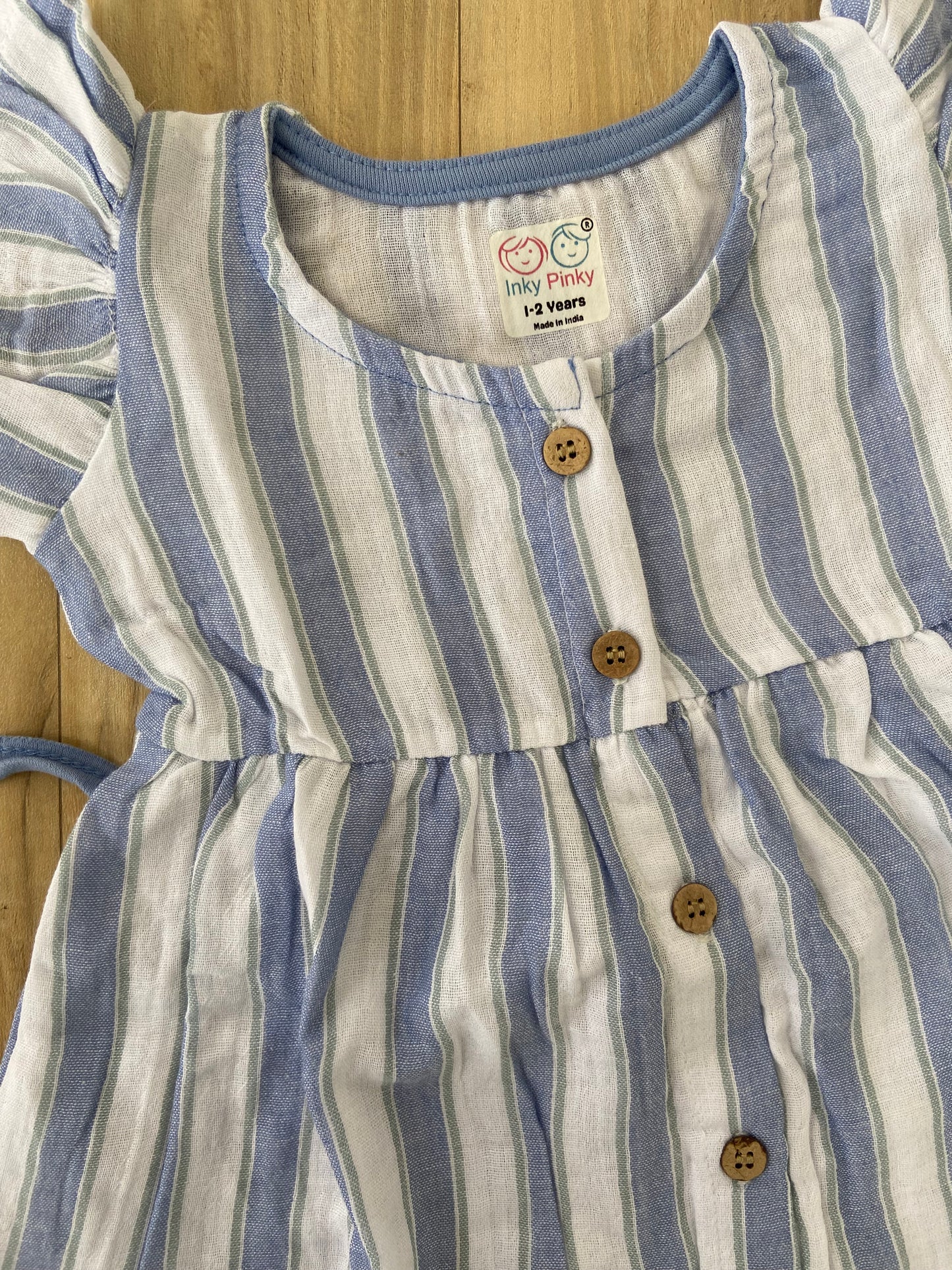 Organic Cotton Girls Woven Frocks IP41