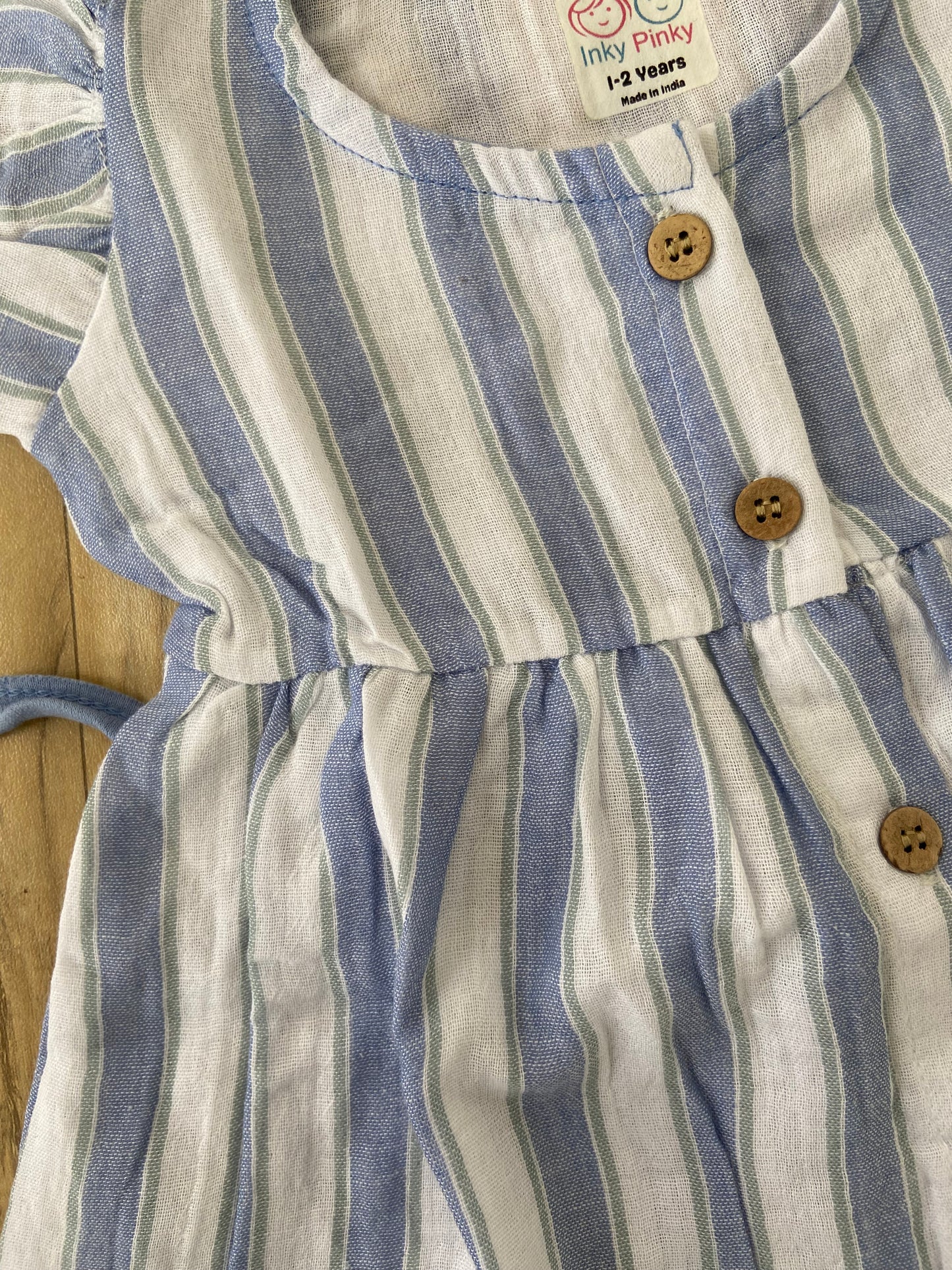 Organic Cotton Girls Woven Frocks IP41