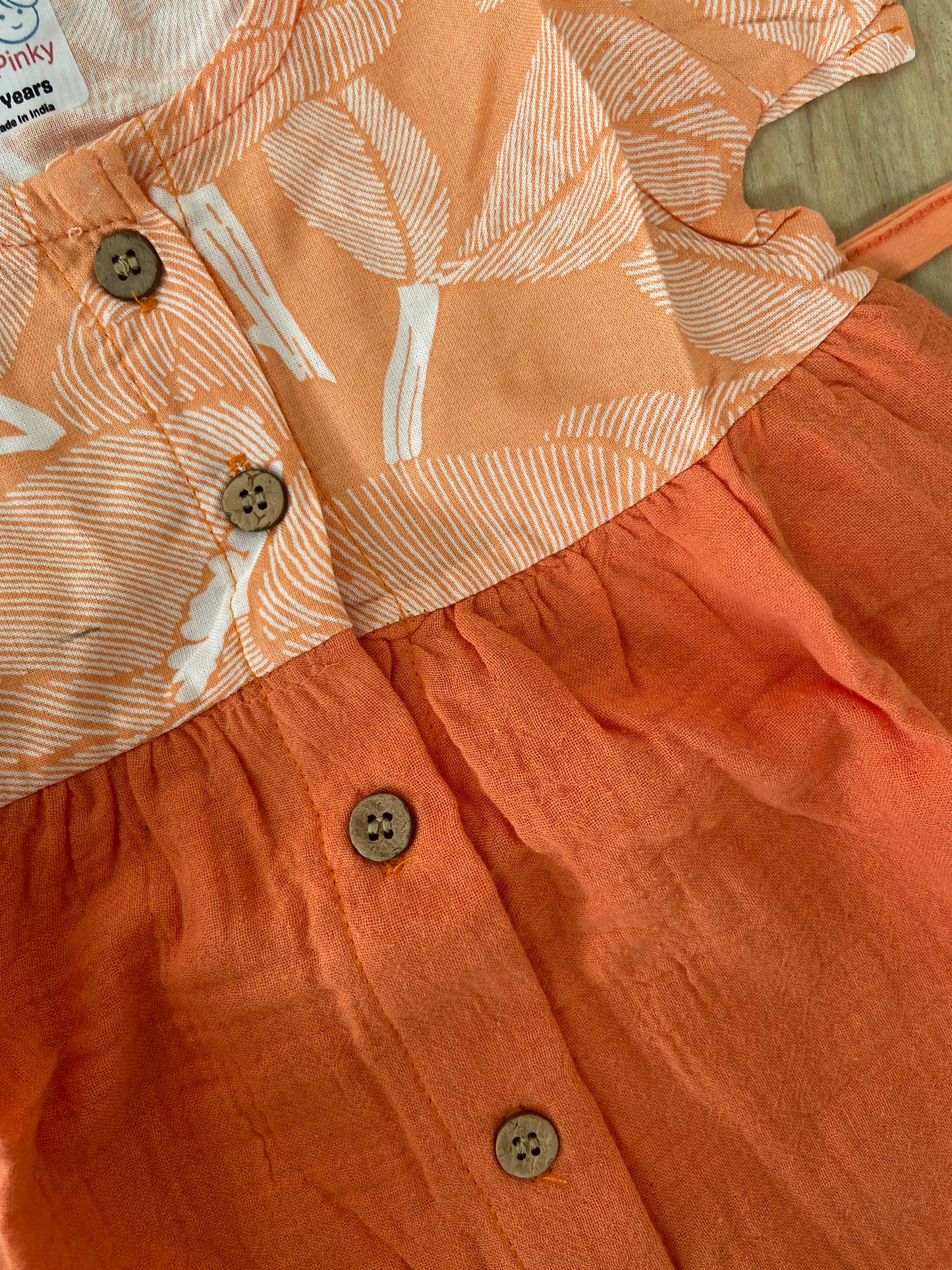 Organic Cotton Girls Woven Frocks IP41