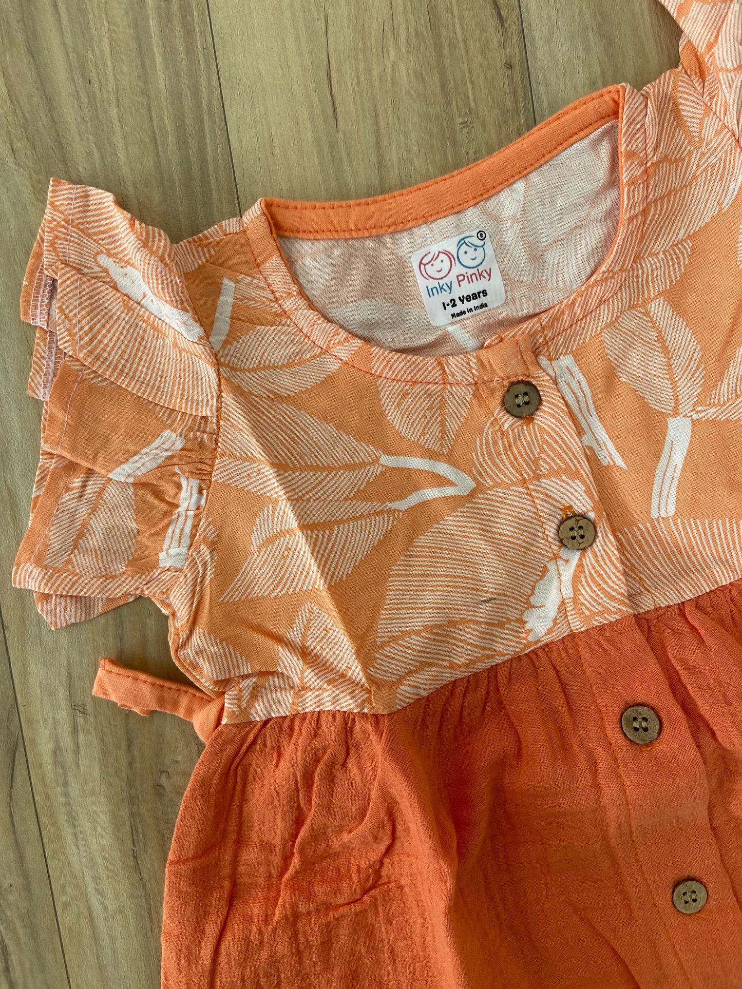Organic Cotton Girls Woven Frocks IP41