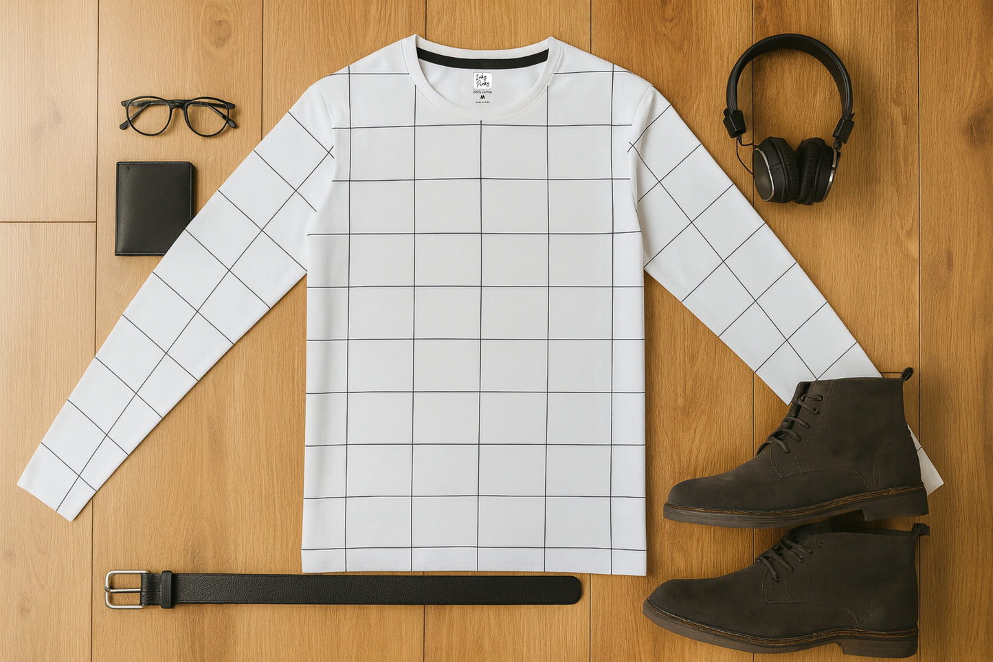 Mens All over printed Trendy Full Sleeve T-Shirt IP19