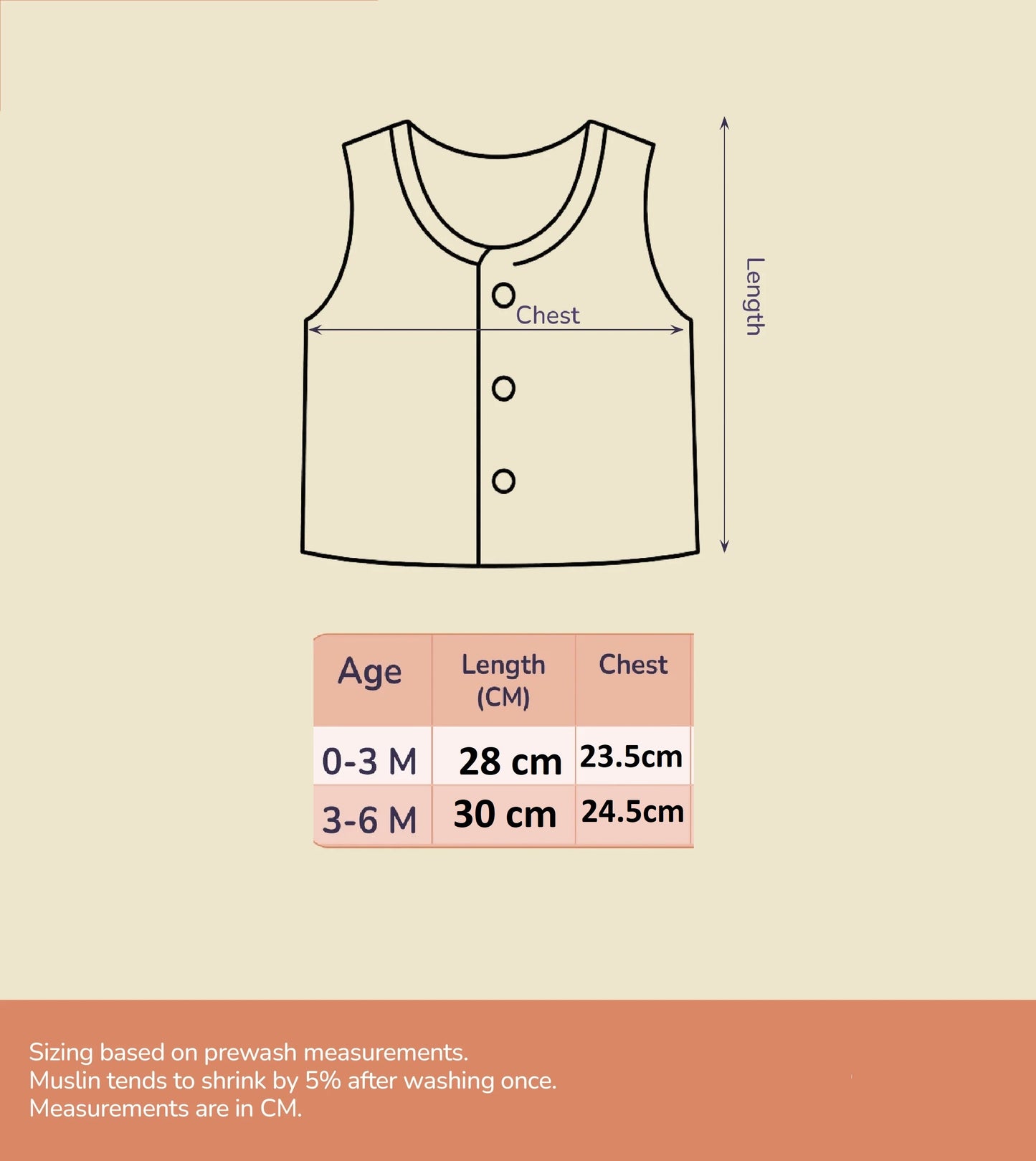 Organic Cotton Unisex Muslin Jhabla