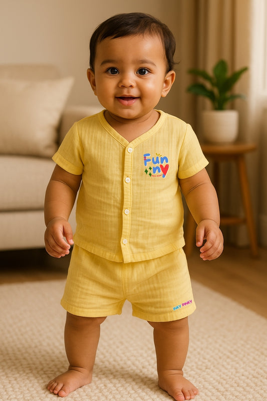 Organic Cotton Unisex Muslin Co-Ord Premium Cotton