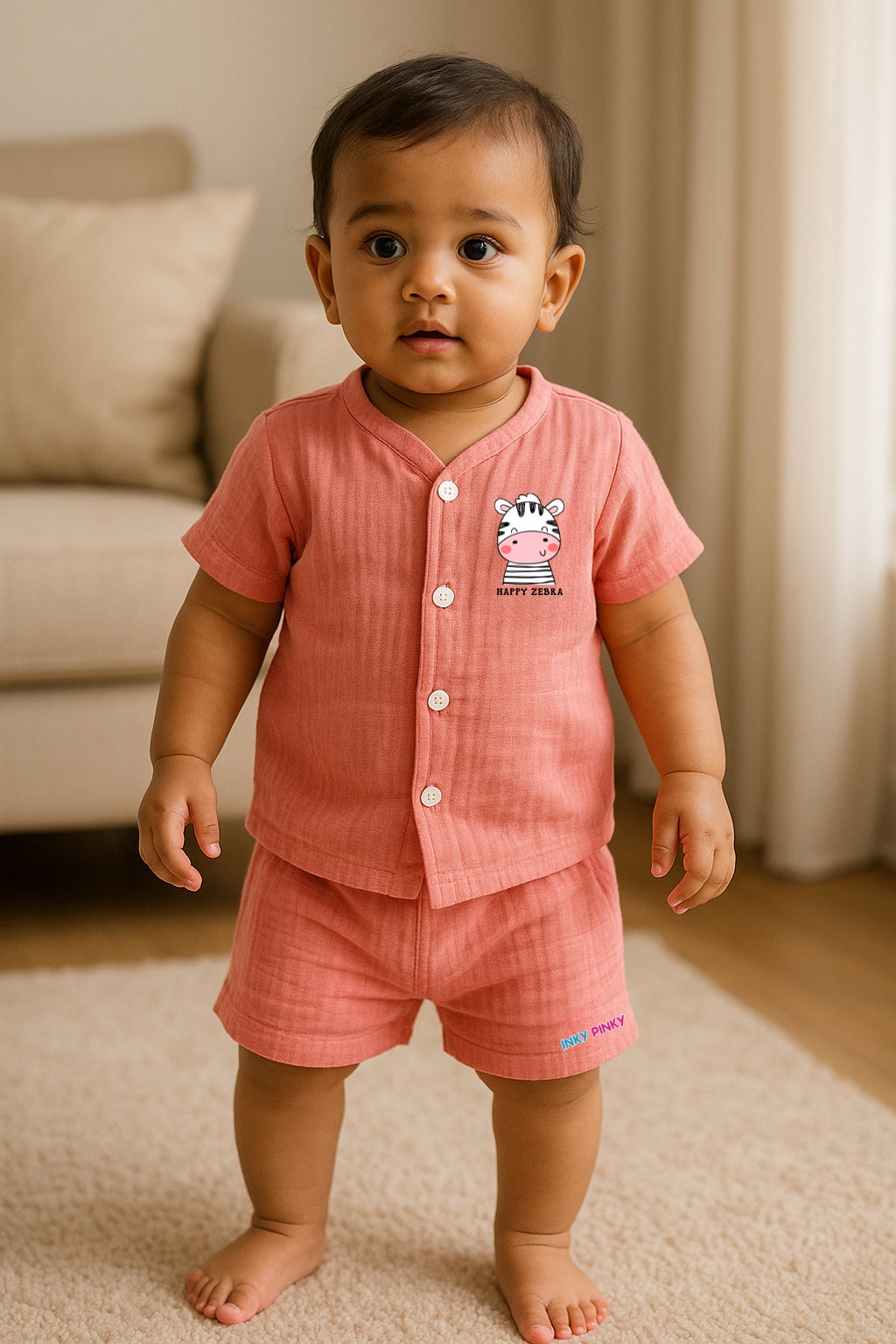 Organic Cotton Unisex Muslin Co-Ord Premium Cotton