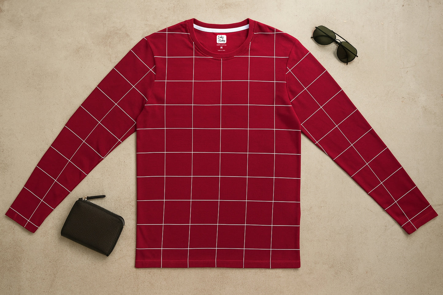 Mens All over printed Trendy Full Sleeve T-Shirt IP19