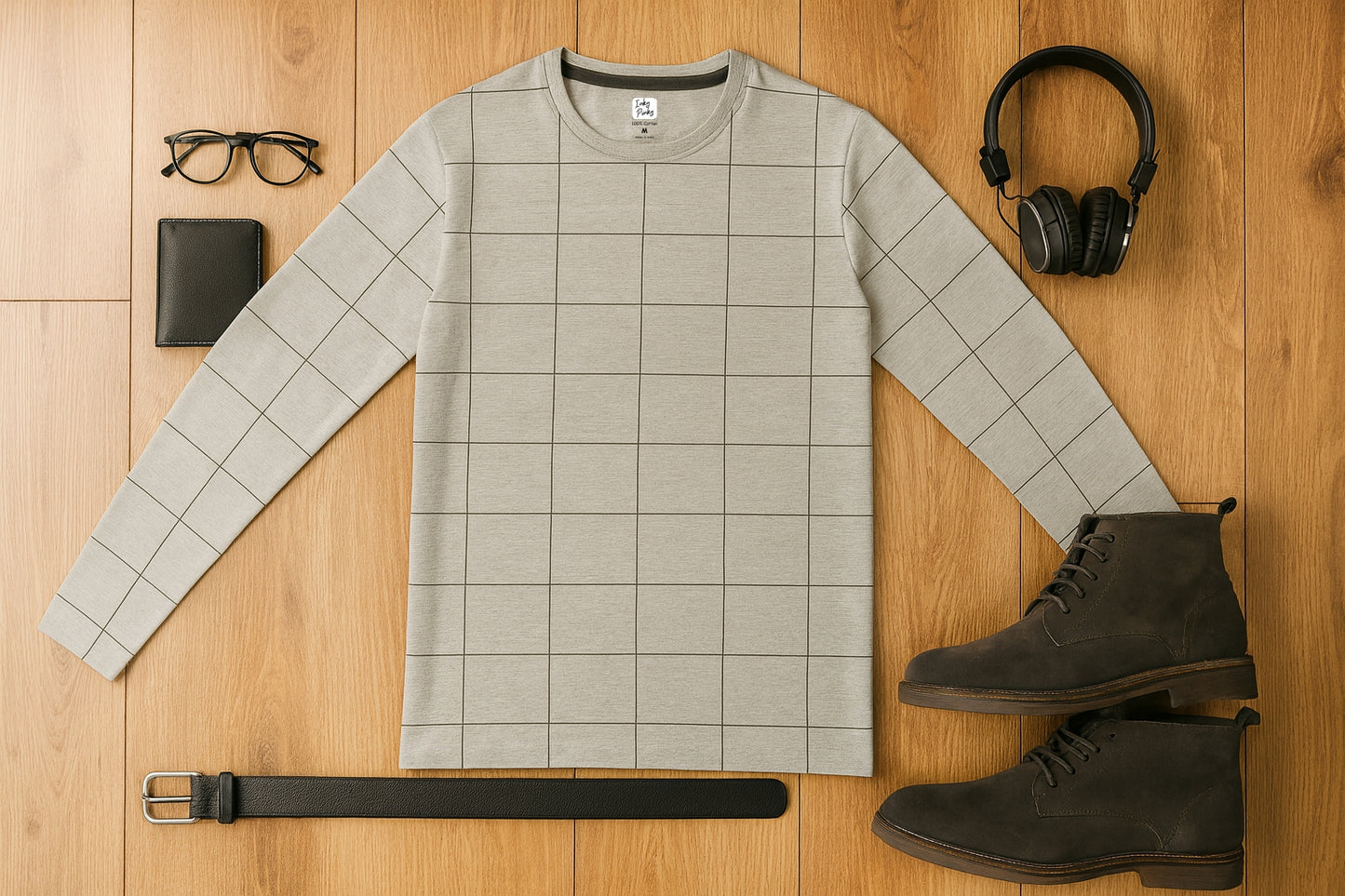 Mens All over printed Trendy Full Sleeve T-Shirt IP19