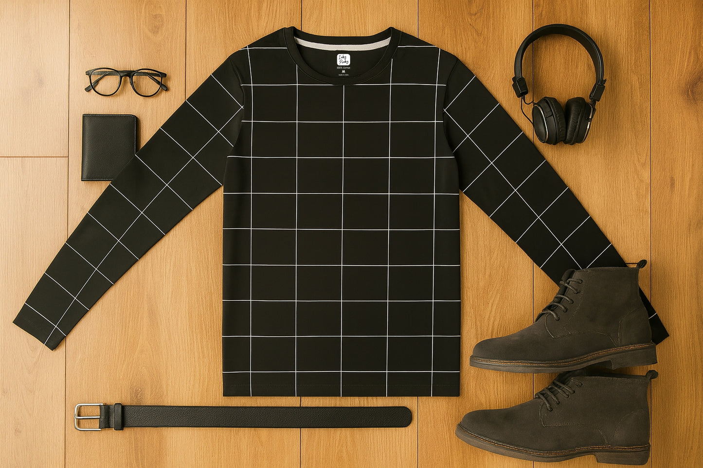 Mens All over printed Trendy Full Sleeve T-Shirt IP19