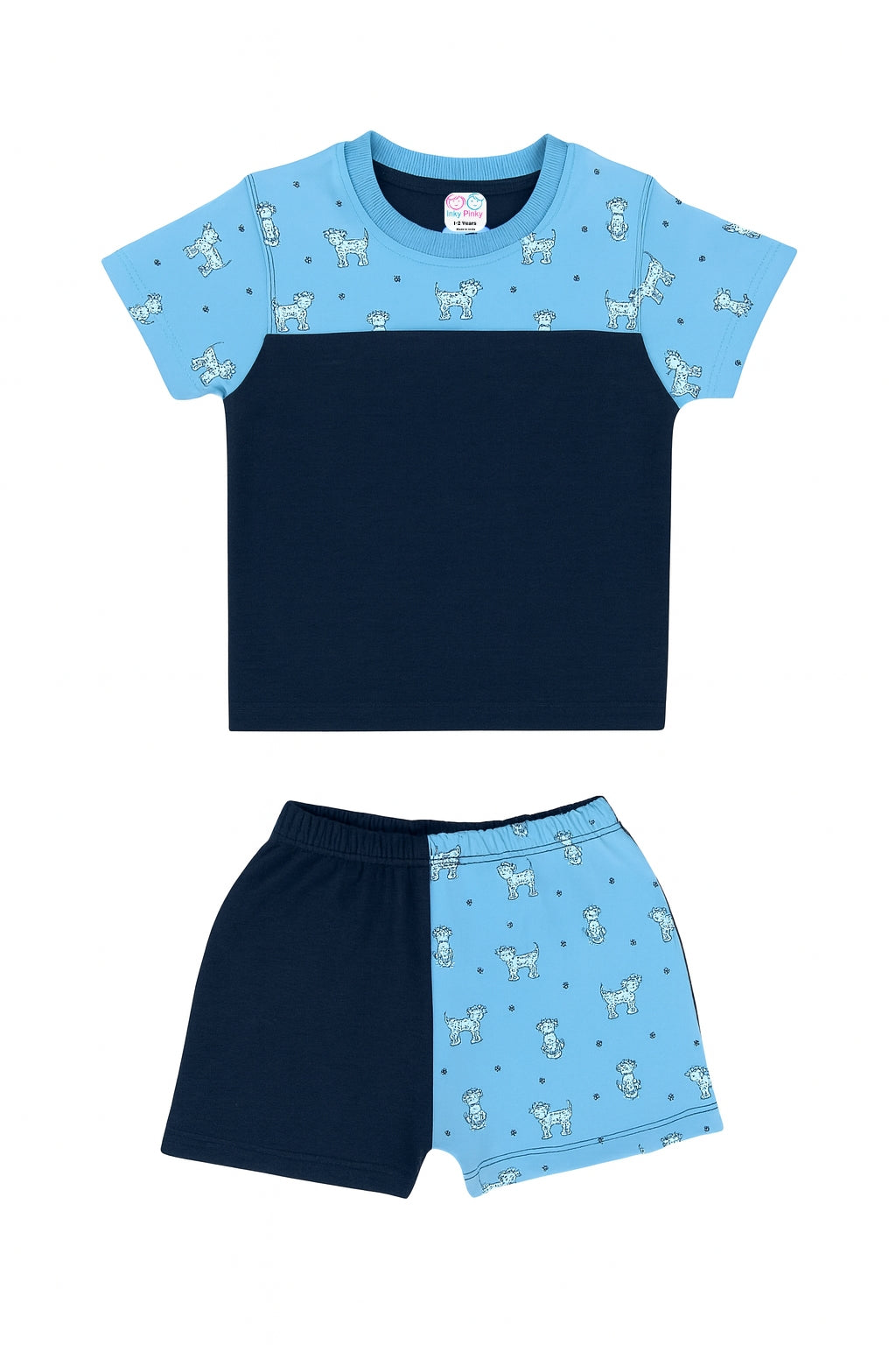 Unisex Cotton T-Shirt with Shorts Set combo IP20