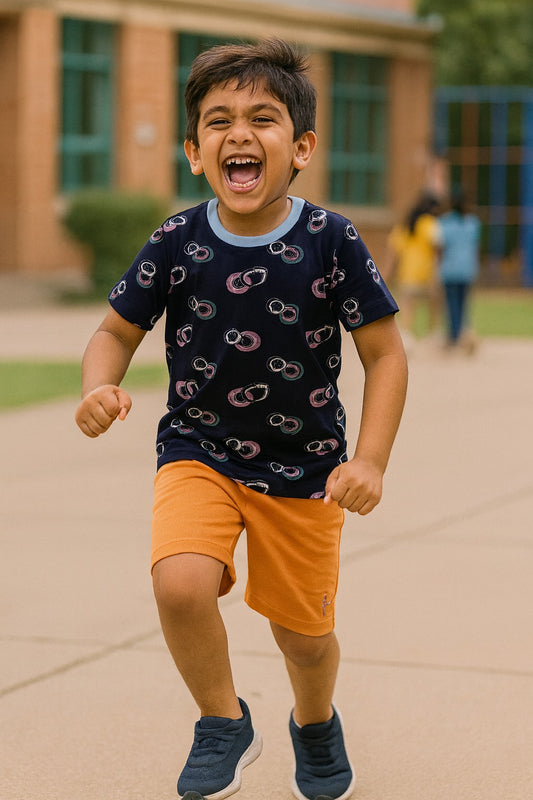 Boys T Shirt with Shorts Combo Set IP11