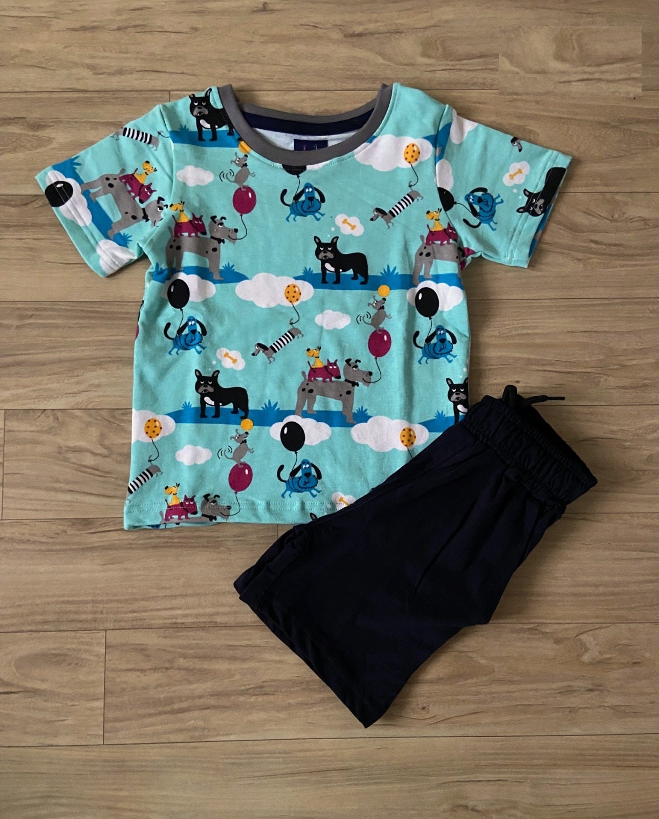 Boys T Shirt with Shorts Combo Set IP11