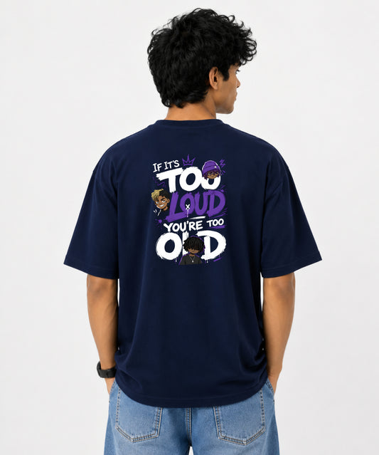 Men's Over Sized T shirt / Drop Shoulder Loud