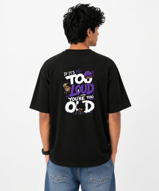 Men's Over Sized T shirt / Drop Shoulder Loud