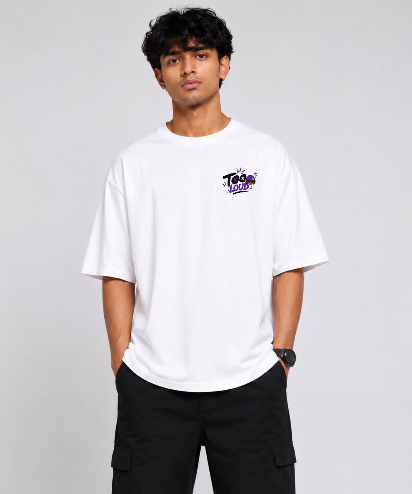 Men's Over Sized T shirt / Drop Shoulder Loud