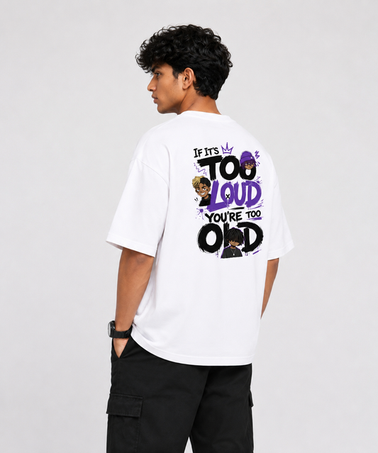 Men's Over Sized T shirt / Drop Shoulder Loud