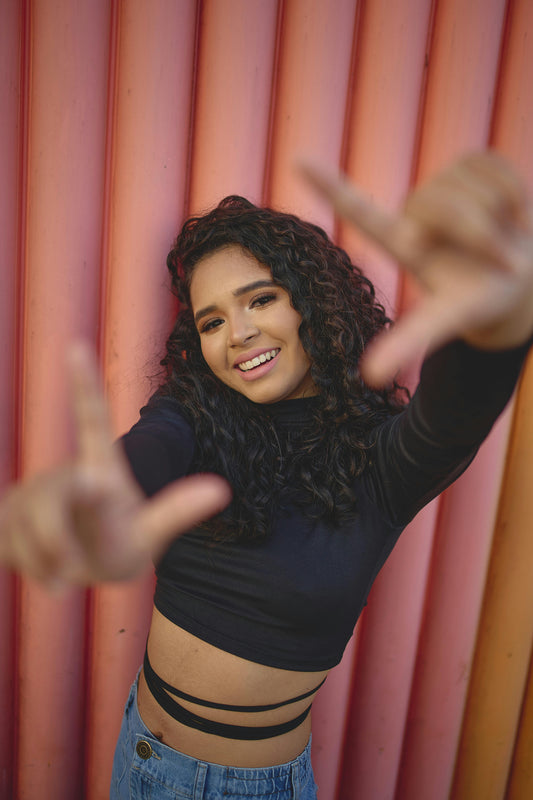 Twist & Slay Lycra Wrap Crop Top