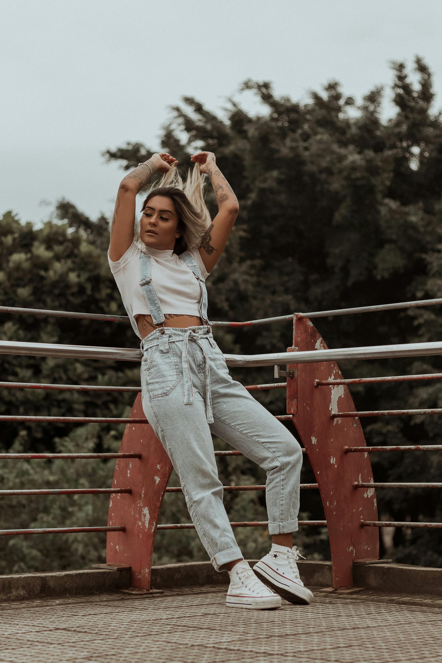 High Neck Lycra Short Sleeve Crop Top