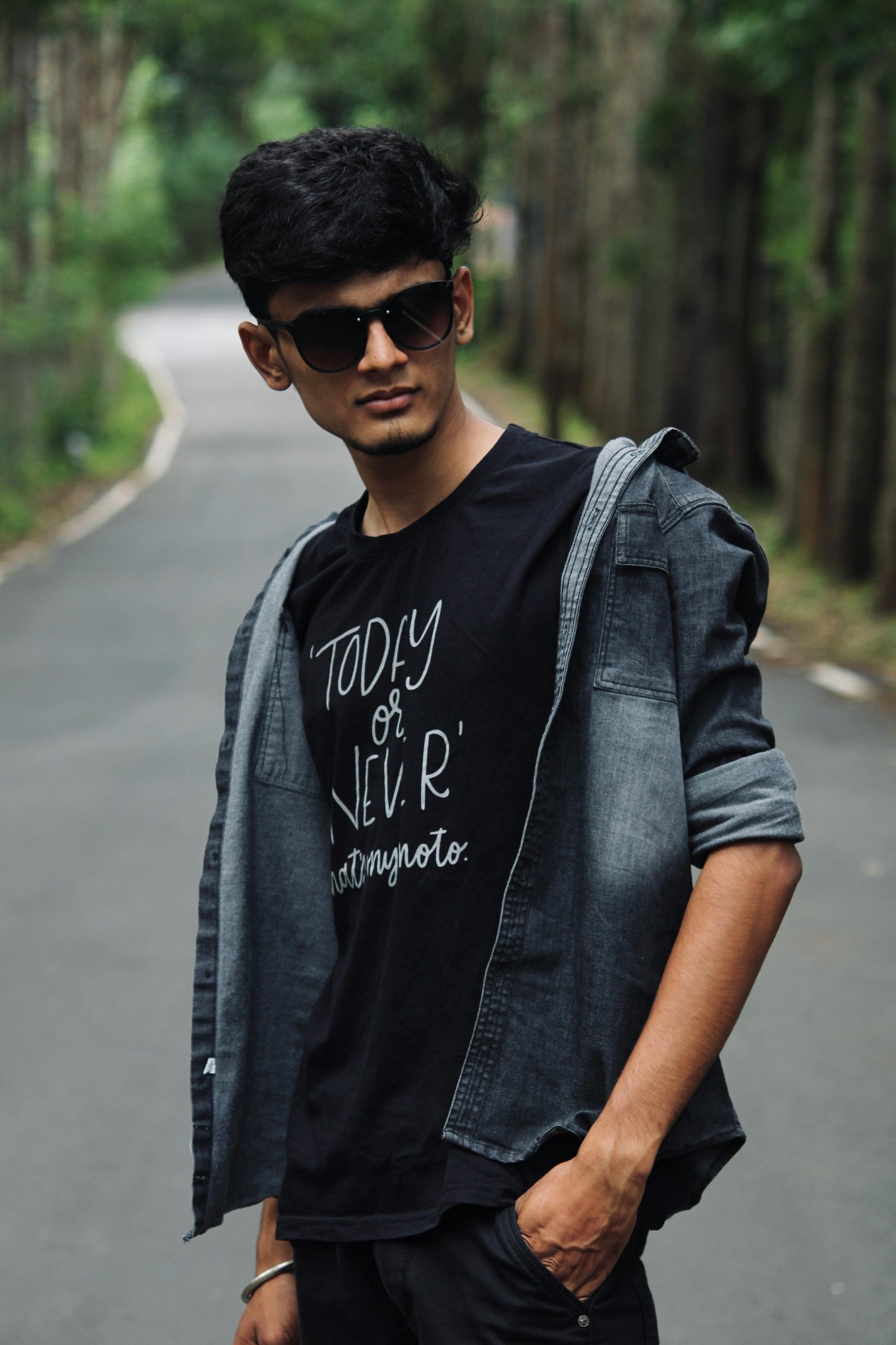 Today or Never - Printed Cotton T-Shirt