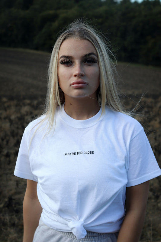 You're too close printed cotton T-shirt