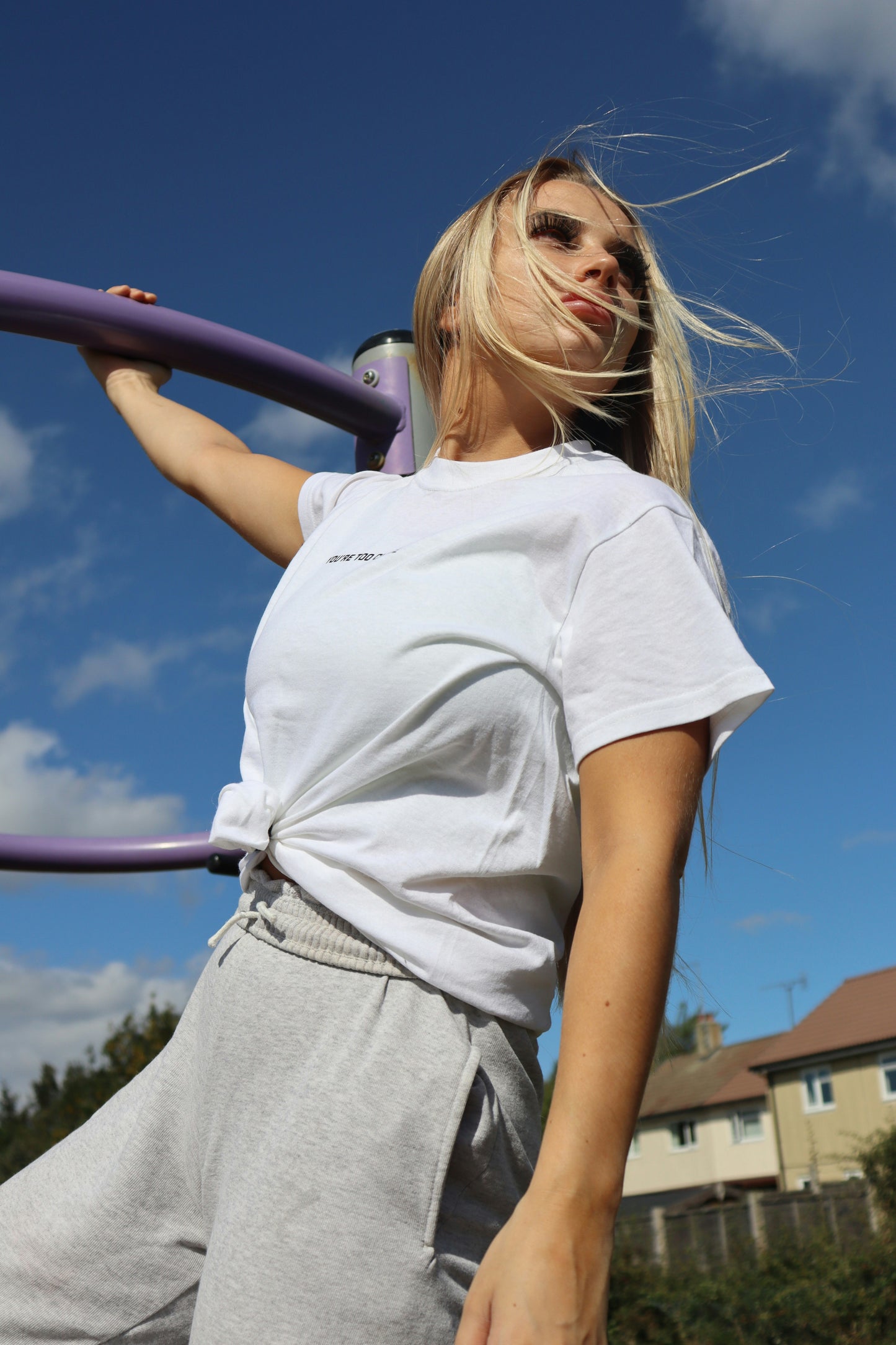 You're too close printed cotton T-shirt
